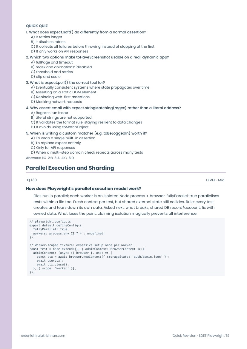 Quick Revision Edition, a sample page