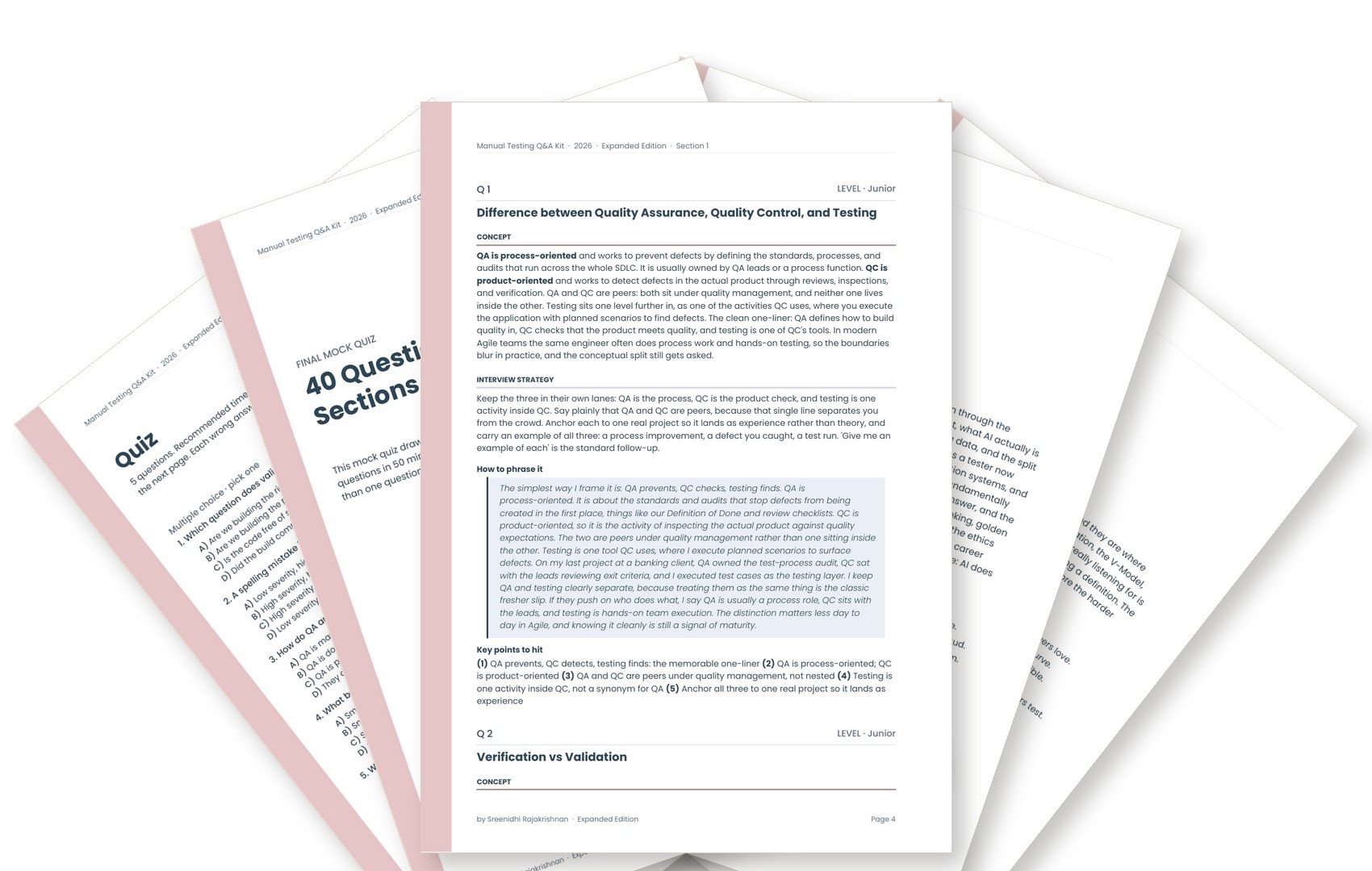 400+ Manual Testing Q&A Kit (Expanded), 2026