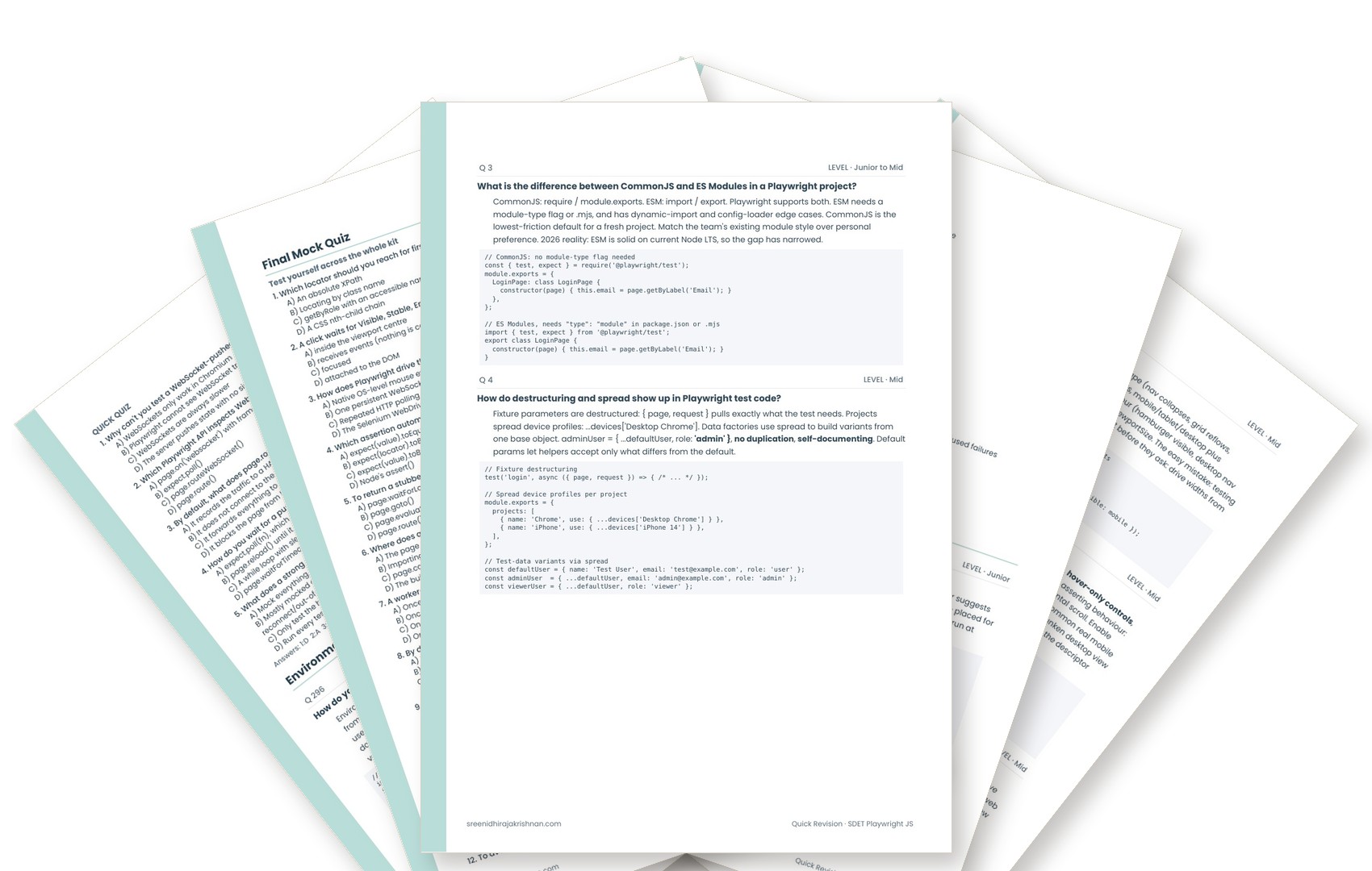 300+ Quick Revision Playwright JavaScript Q&A, 2026