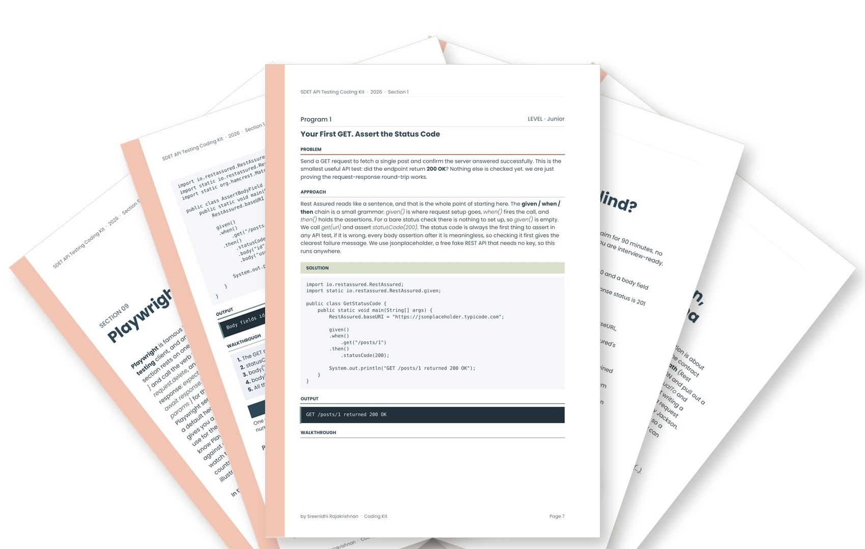 100+ SDET API Testing Coding Kit 2026