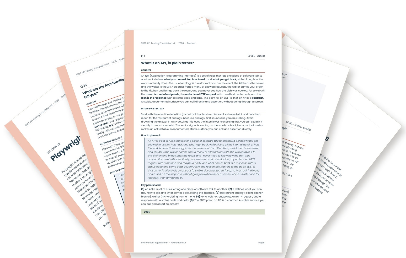 300+ API Testing Q&A Kit (Expanded), 2026