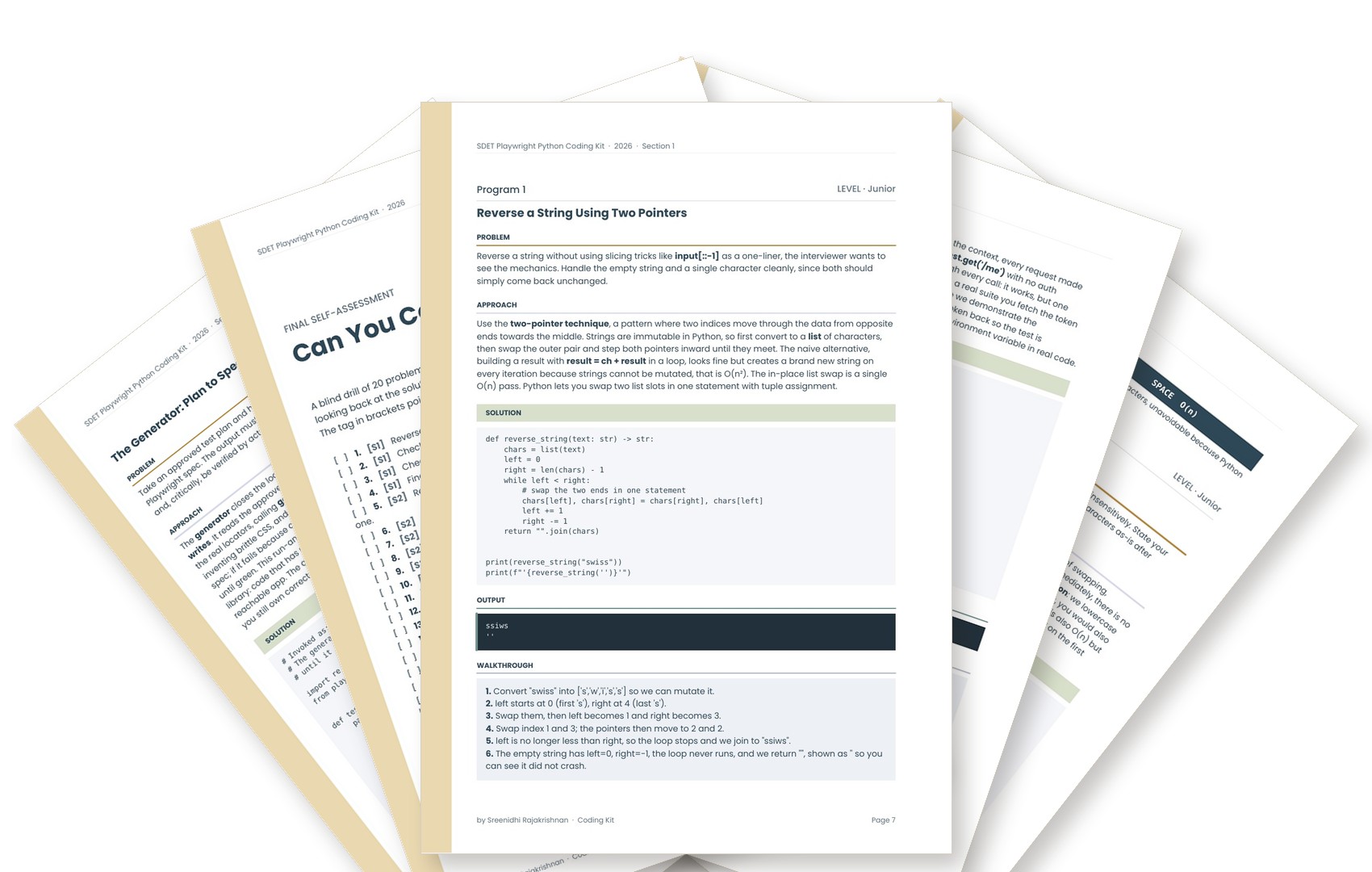 100+ SDET Playwright Python Coding Kit 2026