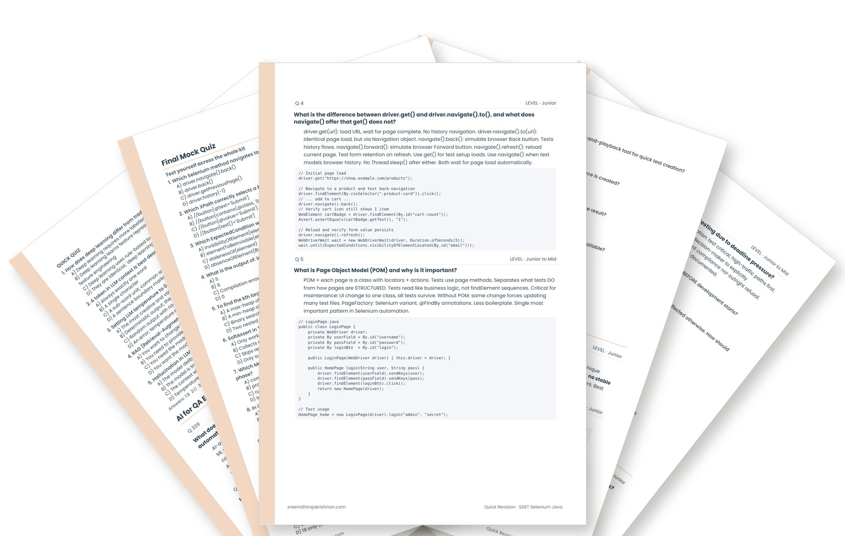 400+ Quick Revision Selenium Java Q&A, 2026